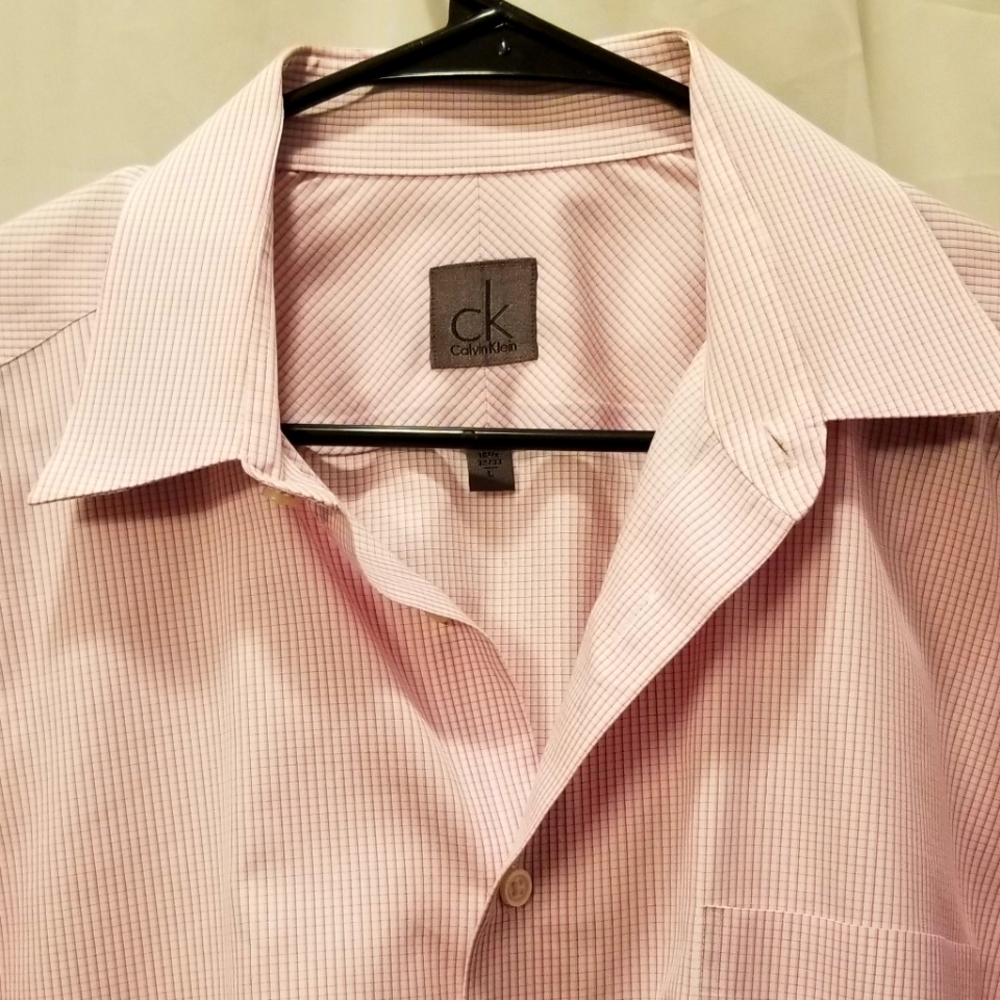 CK Calvin Klein Mens Button Down Shirt